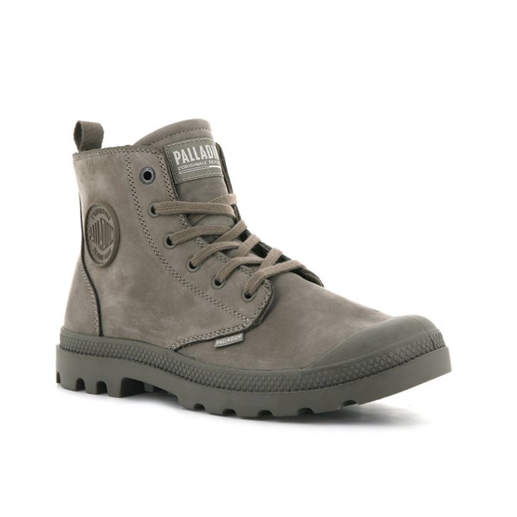 Pánské Boty Palladium Pampa Hi Zip NBK Hnědé | CZ RWY-45B